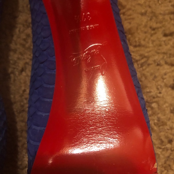 Christian Louboutin Altadama 140 Watersnake - Picture 8 of 11